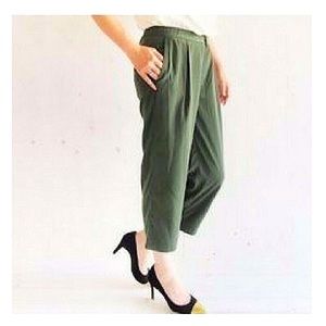 J.Crew Olive Green Drapey ‘Patio Pant’ Trouser Pants, 2
